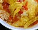 巻かないから簡単！　NＯ・ロールキャベツ作り方10写真