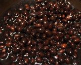 黒豆煮があれば♪レンジで和菓子作り方1写真