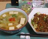 レタスと高野豆腐のみそ汁⇒ダイエットにも作り方6写真