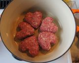 近江牛バーグと野菜の煮込み作り方2写真