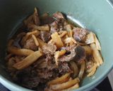 近江牛すじ肉と切り干し大根の煮込み作り方5写真