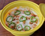 レンジで簡単！キムチ入りおもちーズ作り方6写真