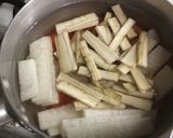 ごぼう・金時人参・大根のみそ汁作り方2写真