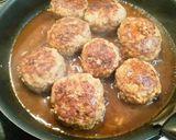 ご飯がススム♪カレー味チーズハンバーグ♪作り方5写真