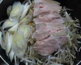 茹で豚ともやしの煮浸し風作り方1写真
