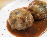 ご飯がススム♪カレー味チーズハンバーグ♪作り方7写真
