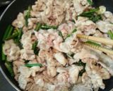 豚肉のニンニクの芽の塩ダレ炒め作り方3写真