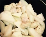 大根とろ〜り♡鶏肉のニンニク甘辛煮♡作り方3写真