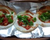 アレンジ☆餃子の皮でおつまみピザ作り方5写真