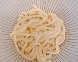 ツナ塩昆布レモンの冷やしバターうどん作り方2写真