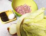 白菜と合びき肉のミルフィーユ仕立作り方2写真