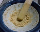 簡単！ゴマとひき肉とキノコのパスタ作り方2写真