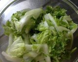白菜チヂミ★餅チーズ作り方1写真