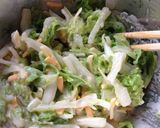 白菜チヂミ★餅チーズ作り方3写真