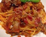 チキンとキノコのトマトパスタ♡作り方7写真