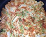 白菜チヂミ★餅チーズ作り方6写真