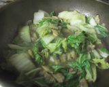 冷凍あさりと白菜の醤油炒め作り方6写真