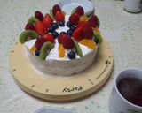 フルーツたっぷりデコレーションケーキ作り方9写真