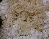 キャベツと卵ヘルシー粉なしモダン焼き風作り方2写真