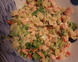 離乳食☆完了期☆鮭と野菜のマヨ焼き作り方4写真