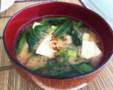 甘くて美味しい簡単玉ねぎと豆腐のお味噌汁作り方5写真