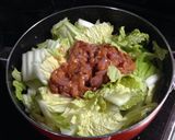 白菜と塩辛煮作り方1写真