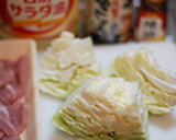 簡単すぎ♪豚肉とキャベツのザザッと炒め作り方1写真