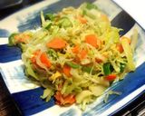 白滝入り野菜炒め作り方6写真
