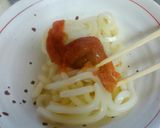 超簡単梅風味が最後まで味わえる梅うどん作り方2写真