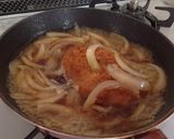 コロッケの玉子とじ作り方3写真