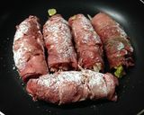セロリとにんじんの牛肉巻き作り方7写真