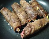 セロリとにんじんの牛肉巻き作り方9写真