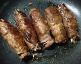 セロリとにんじんの牛肉巻き作り方10写真