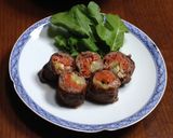 セロリとにんじんの牛肉巻き作り方11写真