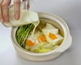 伊予柑大使で豆乳鍋作り方6写真