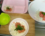 簡単♪マグロのたたき乗っけ大根サラダ♪作り方6写真