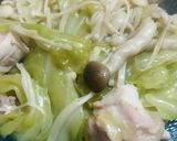 鶏もも肉とキャベツのクタクタ煮作り方3写真