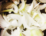 白菜と玉ねぎのかきたまスープ作り方1写真
