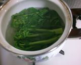 簡単 美味しい！ 菜の花の 煮浸し作り方3写真