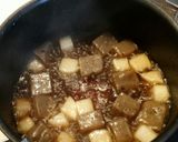 こんにゃくと大根の牛肉しぐれ煮作り方3写真