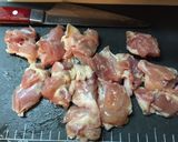 一口鶏もも✿カリコリ胡桃甘辛焼き作り方1写真
