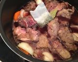 簡単！牛肉の赤ワイン煮込み作り方6写真