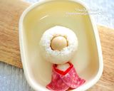 キャラ弁☆簡単♪お正月ひつじ弁当作り方4写真