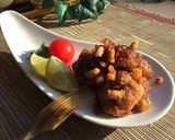 一口鶏もも✿カリコリ胡桃甘辛焼き作り方8写真