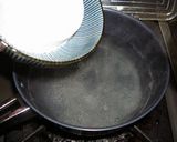 おせちの残りで☆黒豆入り抹茶かん作り方3写真