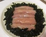 ささみのネギしょうが巻蒸し作り方3写真
