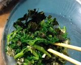春菊の海苔わさび和え作り方6写真