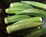 10分以内で♪オクラまるごとチーズハム巻作り方1写真
