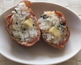 簡単！肉巻きおにぎり。焼肉のタレで。作り方8写真