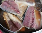 鯖の＊酒粕入り味噌煮作り方2写真